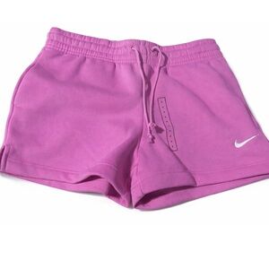 Nike Sportswear Phoenix Fleece Mid-Rise 4"Shorts | PINK | NWT RETAIL $55 WMN SM